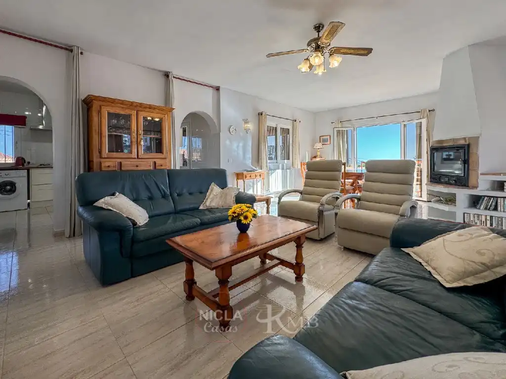 Sala de estar de Casa o chalet en venta en Bédar con Aire acondicionado, Calefacción y Jardín privado