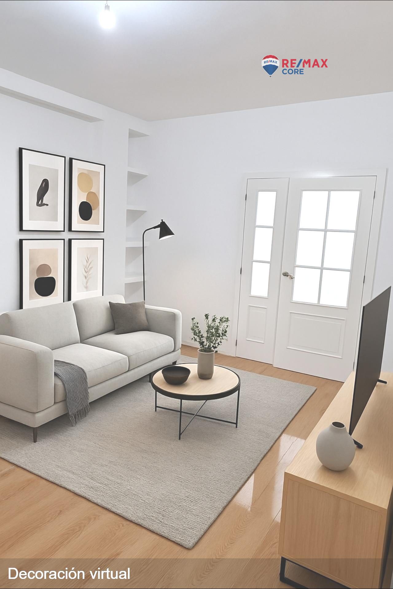 Sala de estar de Piso en venta en Badajoz Capital con Calefacción y Balcón