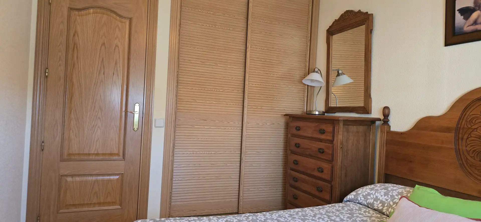 Bedroom of Flat for sale in Madrid  with Heating, Private garden and Terrace