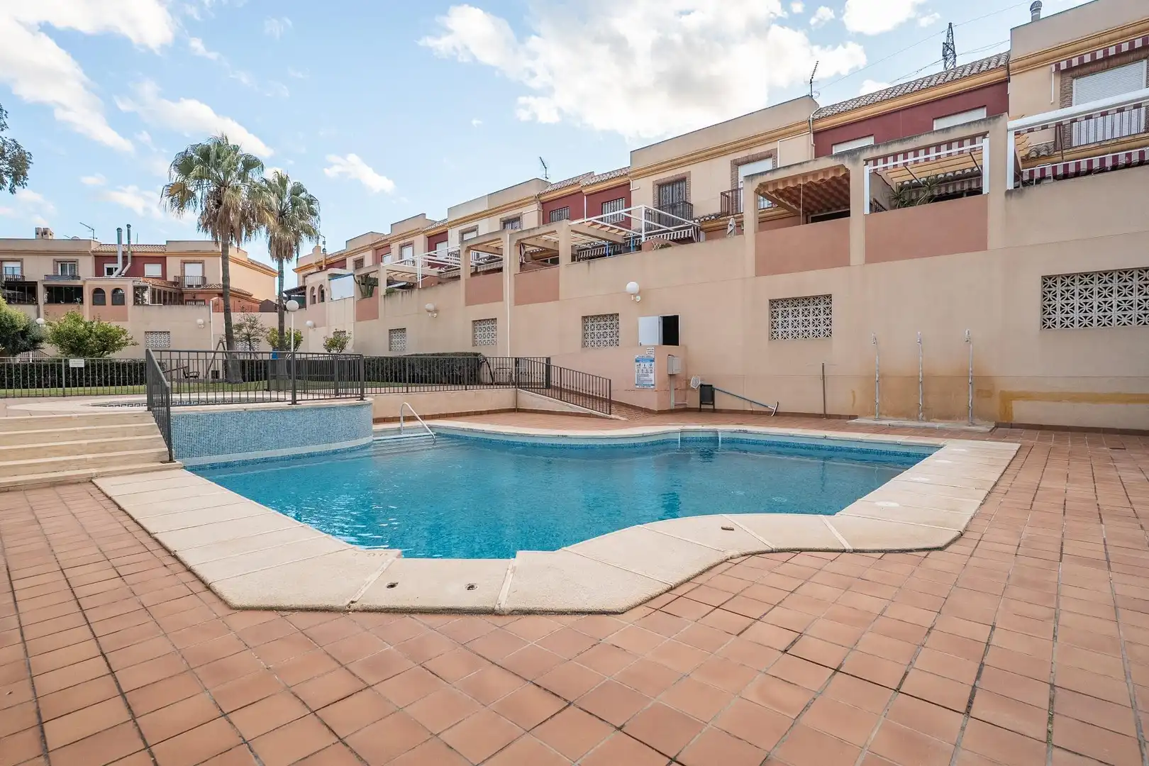 Swimming pool of Single-family semi-detached for sale in Huércal de Almería  with Air Conditioner, Terrace and Community pool