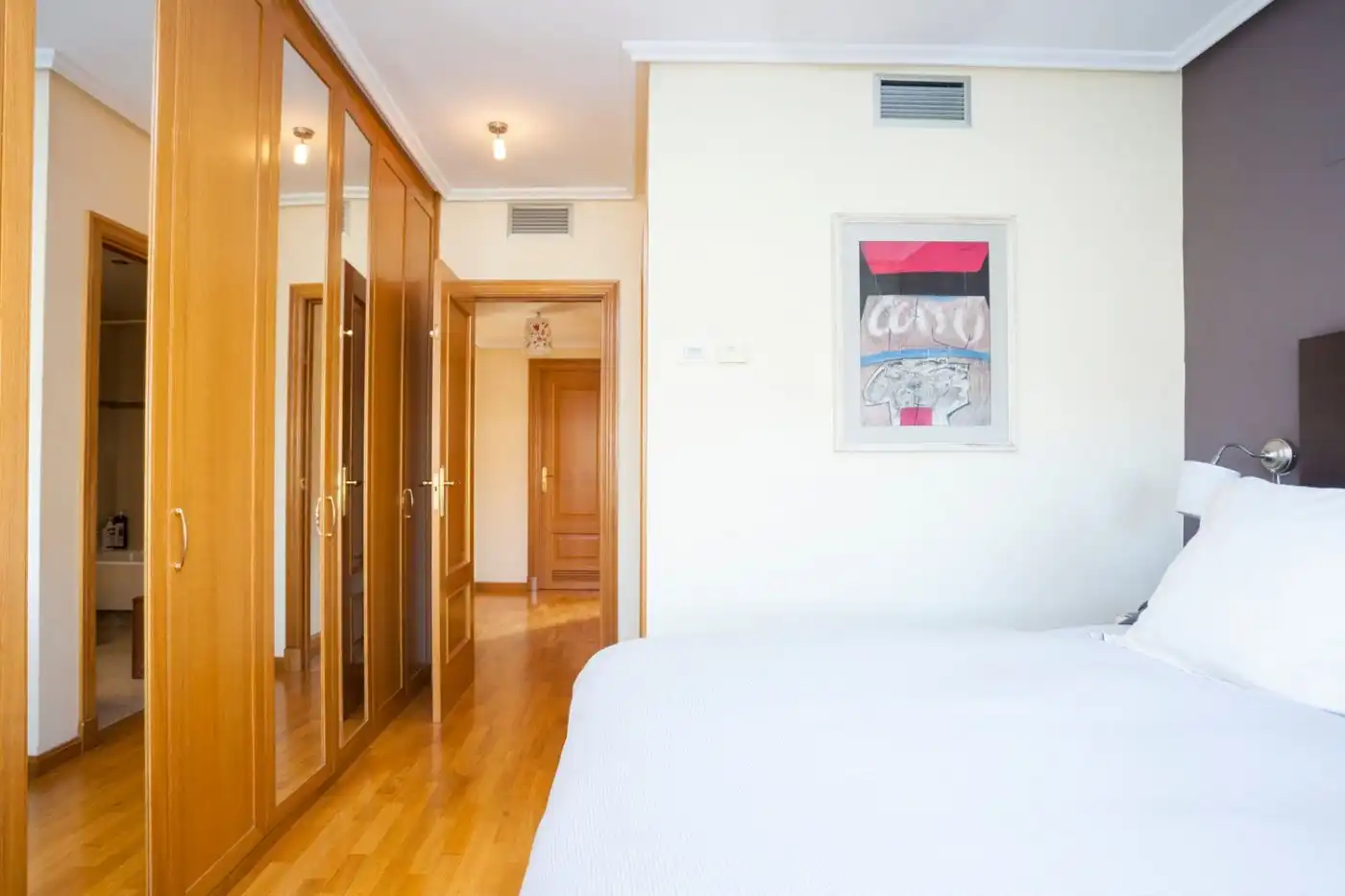 Bedroom of Detached homes for sale in Zaragoza  with Air Conditioner, Heating and Private garden