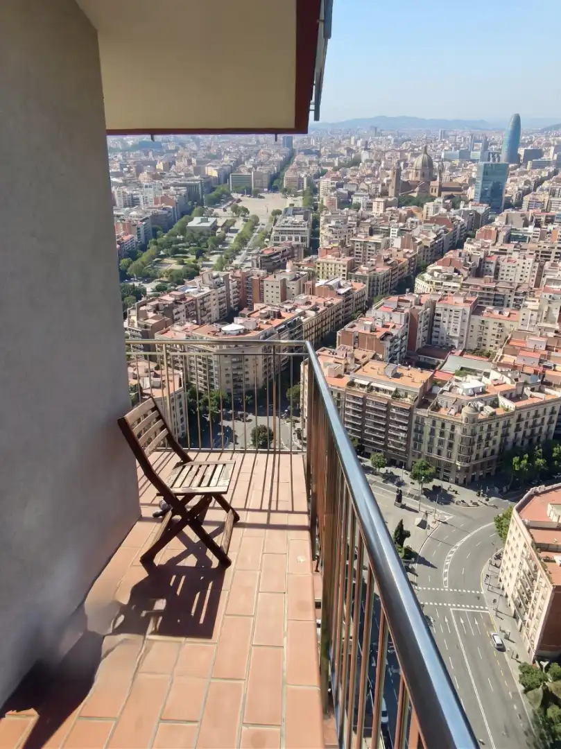 Terraza de Piso en venta en Barcelona con Parquet y Balcón