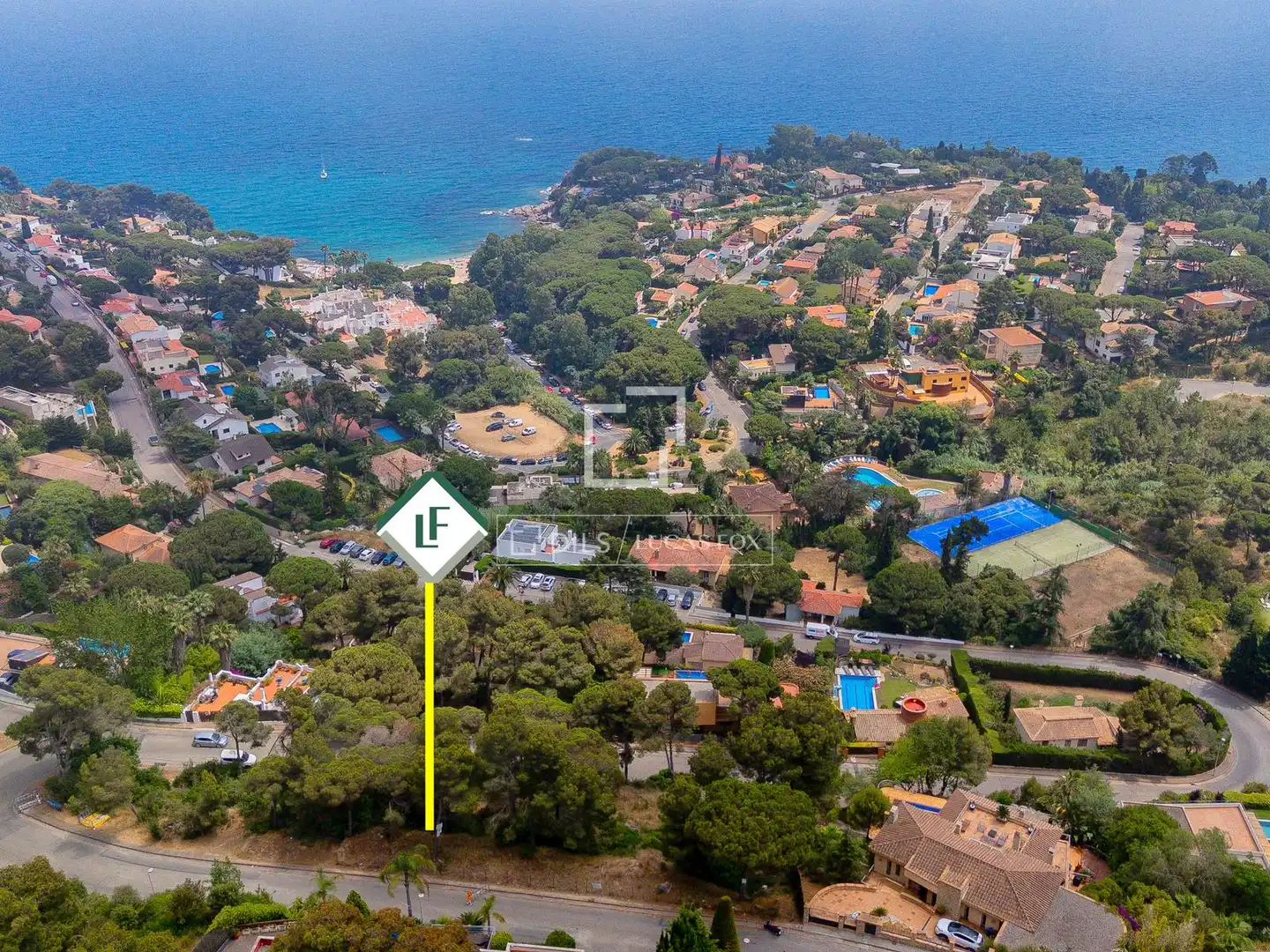 Vista exterior de Terreno en venta en Blanes