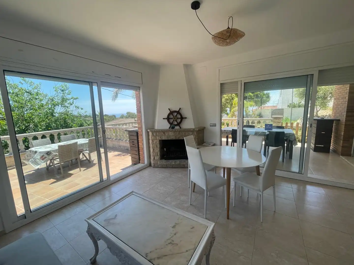 Comedor de Casa o chalet en venta en Calafell con Aire acondicionado, Jardín privado y Terraza