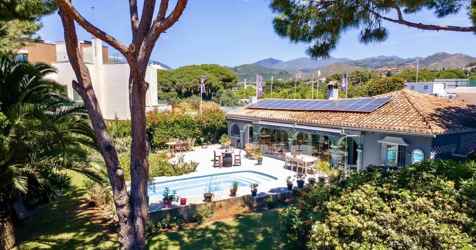 Terraza de Casa o chalet en venta en Marbella con Aire acondicionado, Calefacción y Jardín privado