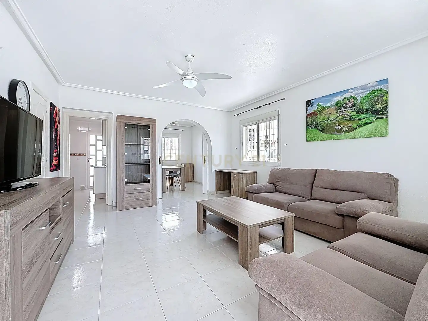 Sala d'estar de Casa adosada en venda en Benijófar amb Aire condicionat i Piscina comunitària