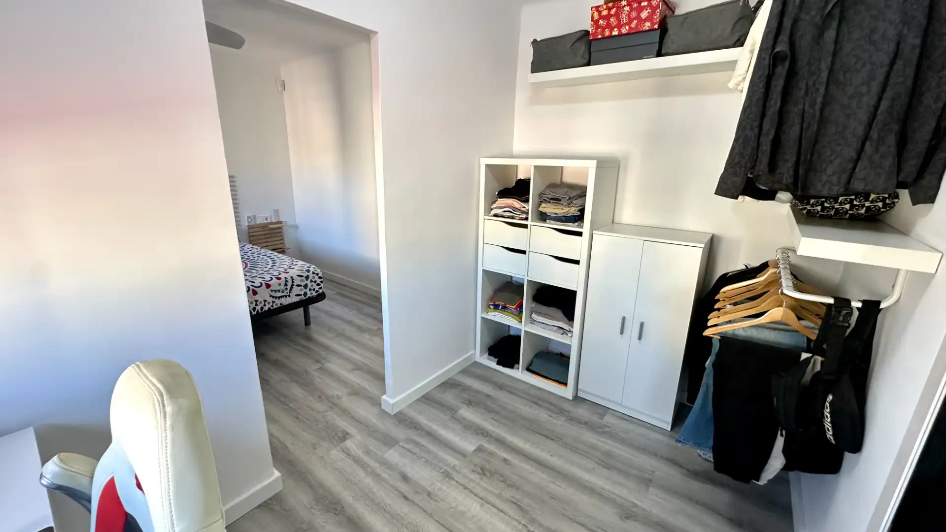 Bedroom of Attic for sale in Badalona  with Air Conditioner, Heating and Parquet flooring
