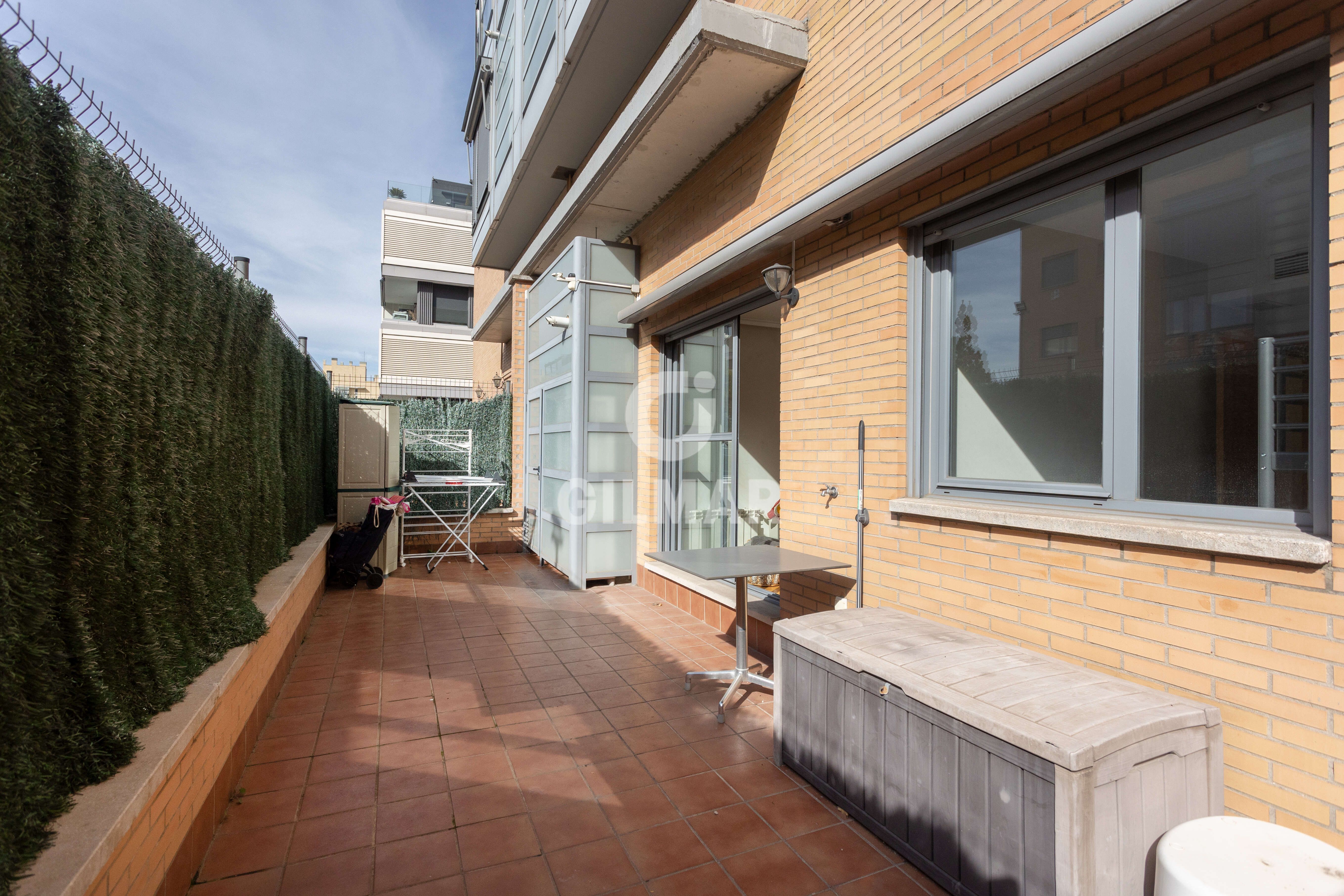 Terrace of Planta baja for sale in  Madrid Capital  with Terrace, Storage room and Swimming Pool