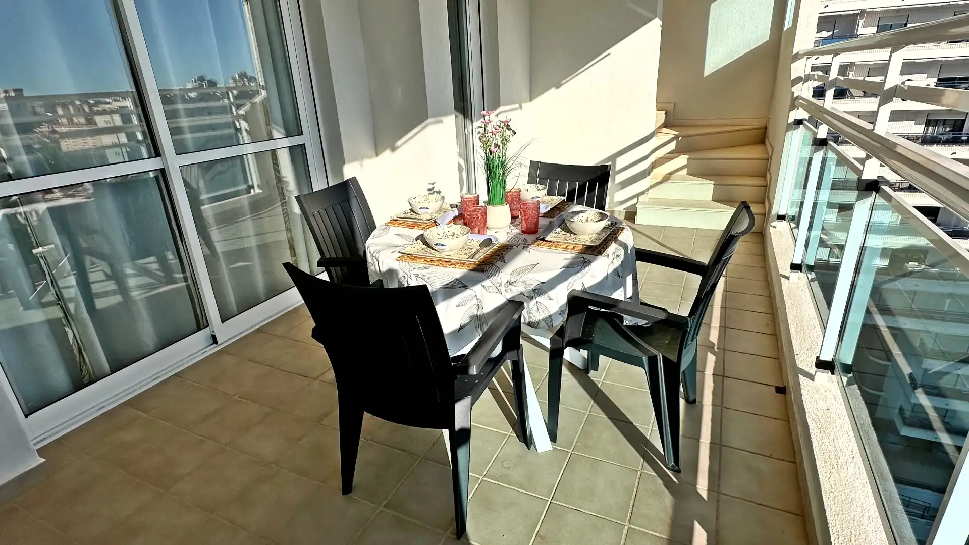 Terrassa de Apartament de lloguer en Gandia amb Aire condicionat, Calefacció i Terrassa
