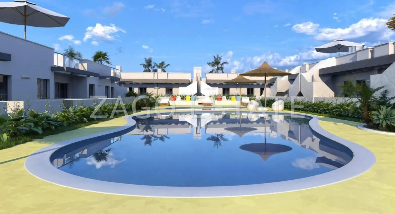 Maison mitoyenne avec piscine à vendre à El Verger