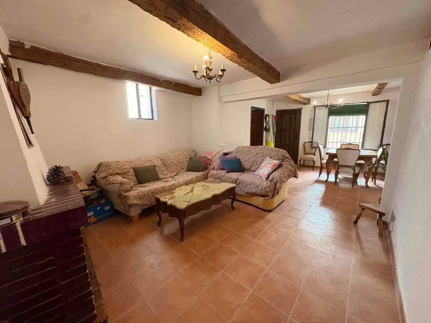 Living room of Houses for sale in Palomera  with Heating and Storage room