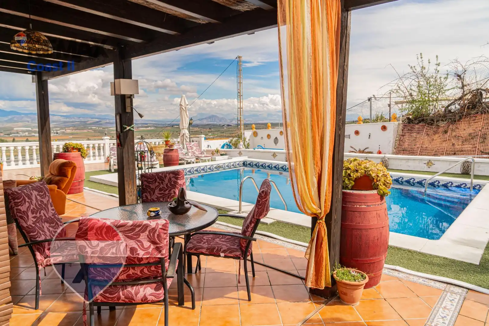 Terraza de Casa o chalet en venta en Moraleda de Zafayona con Aire acondicionado, Calefacción y Jardín privado