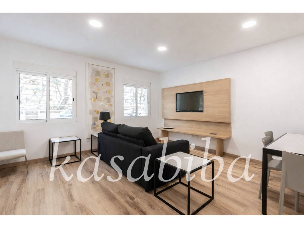 Sala de estar de Piso de alquiler en Paterna con Aire acondicionado, Parquet y Terraza