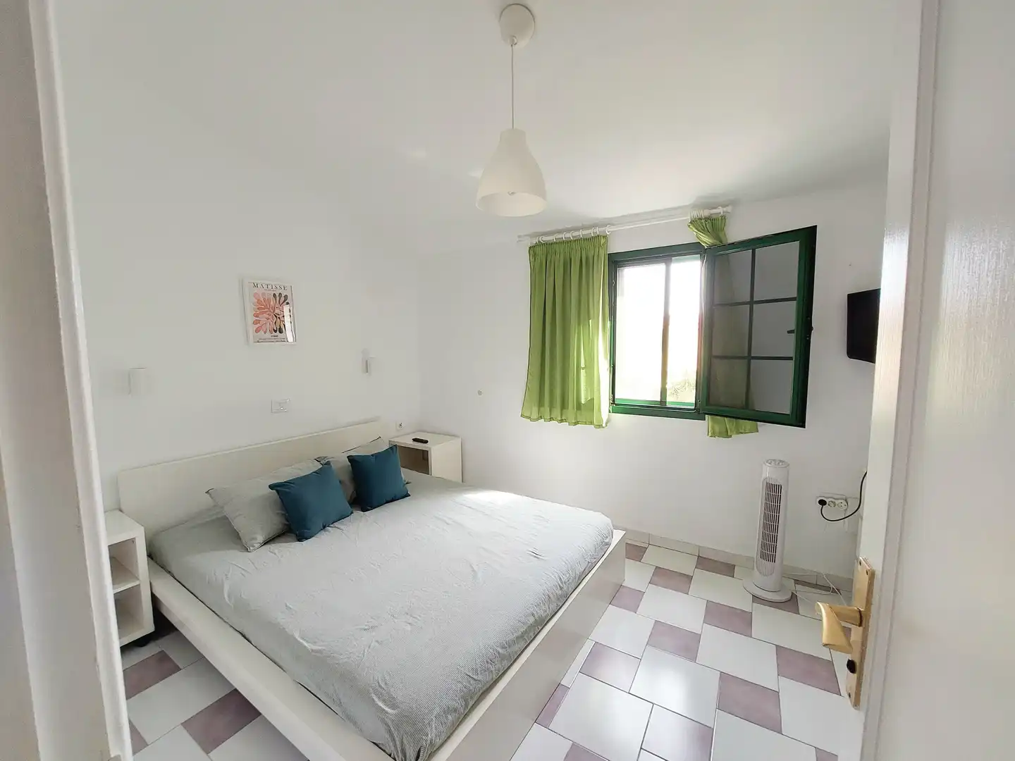 Schlafzimmer von Maisonette zur Miete in San Bartolomé de Tirajana mit Klimaanlage, Privatgarten und Terrasse
