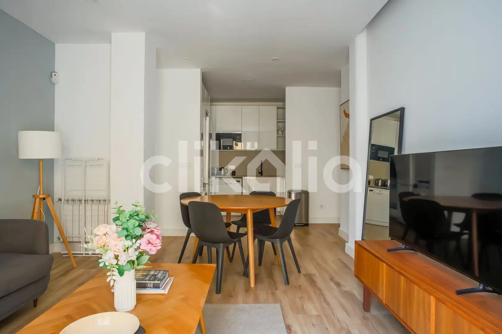 Sala d'estar de Pis de lloguer en Madrid amb Aire condicionat i Calefacció