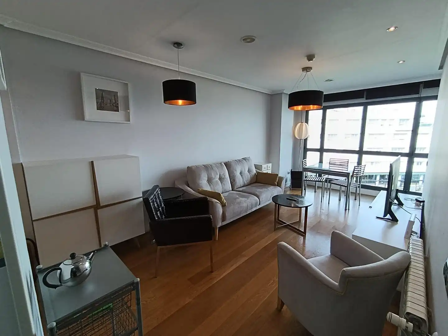 Sala d'estar de Pis en venda en Gijón  amb Calefacció