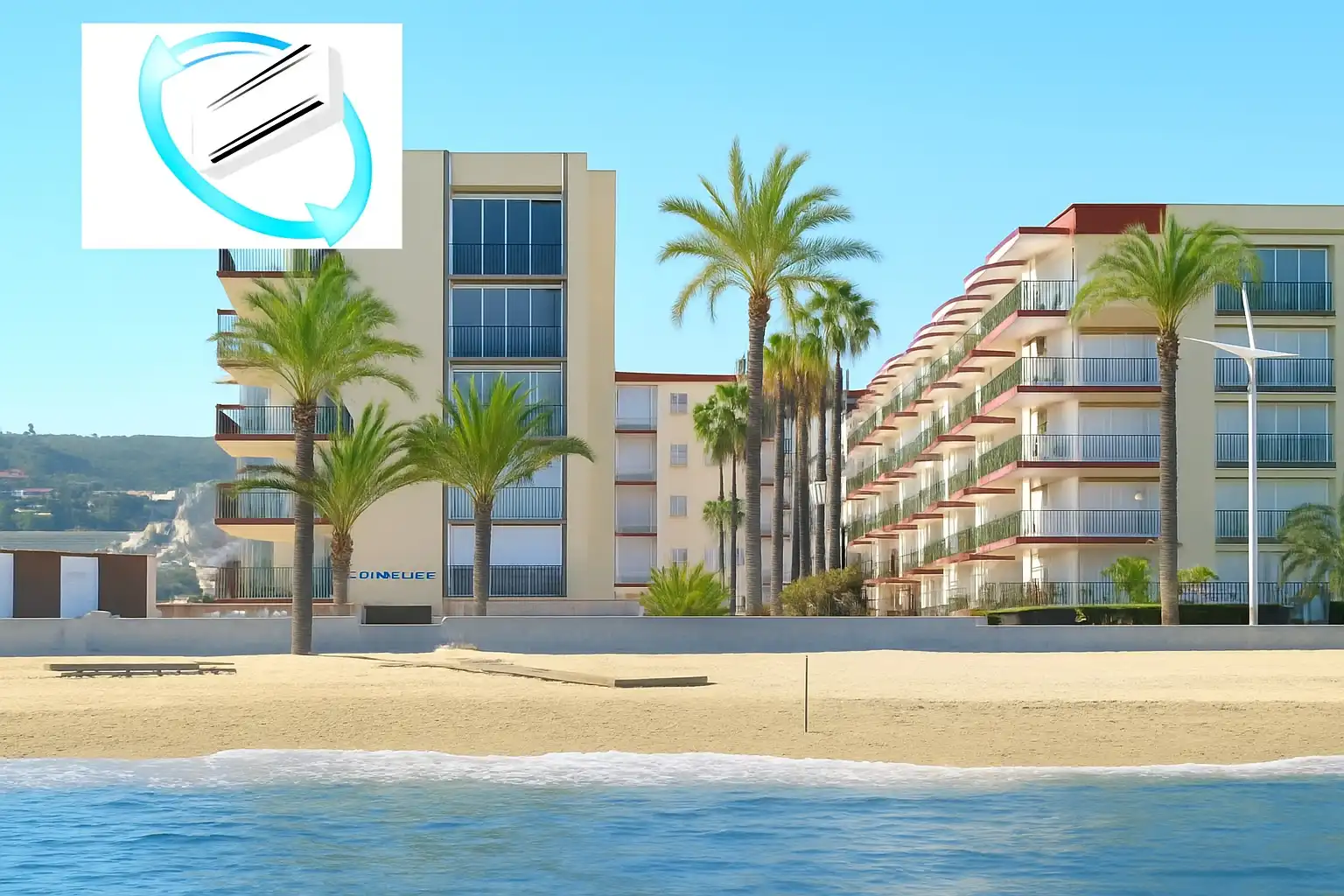 Vista exterior de Apartament de lloguer en Peñíscola / Peníscola amb Aire condicionat, Calefacció i Terrassa