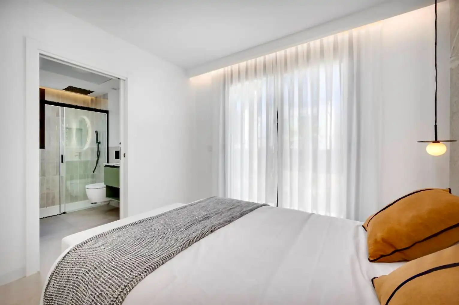 Habitación de Casa o chalet en venta en Mutxamel con Aire acondicionado, Jardín privado y Terraza