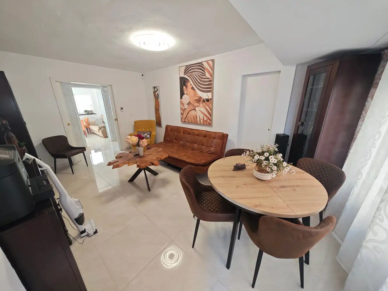 Sala de estar de Piso en venta en Calpe / Calp con Aire acondicionado, Terraza y Amueblado