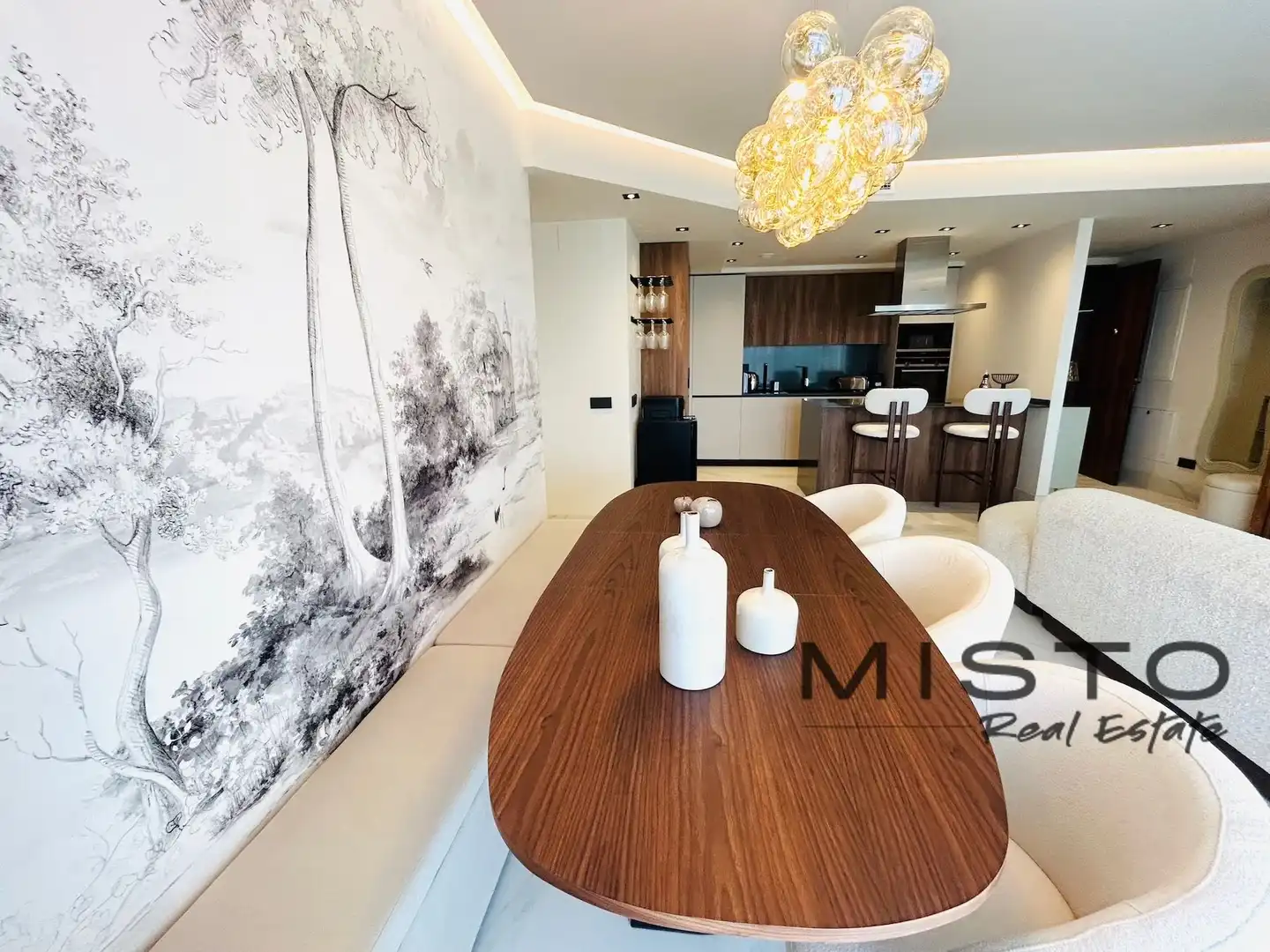 Dining room of Flat for sale in San Pedro de Alcántara