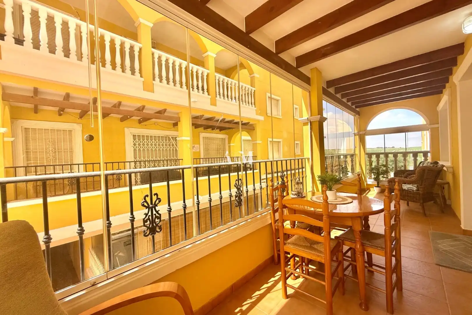 Terrassa de Pis de lloguer en Almoradí amb Calefacció, Terrassa i Piscina