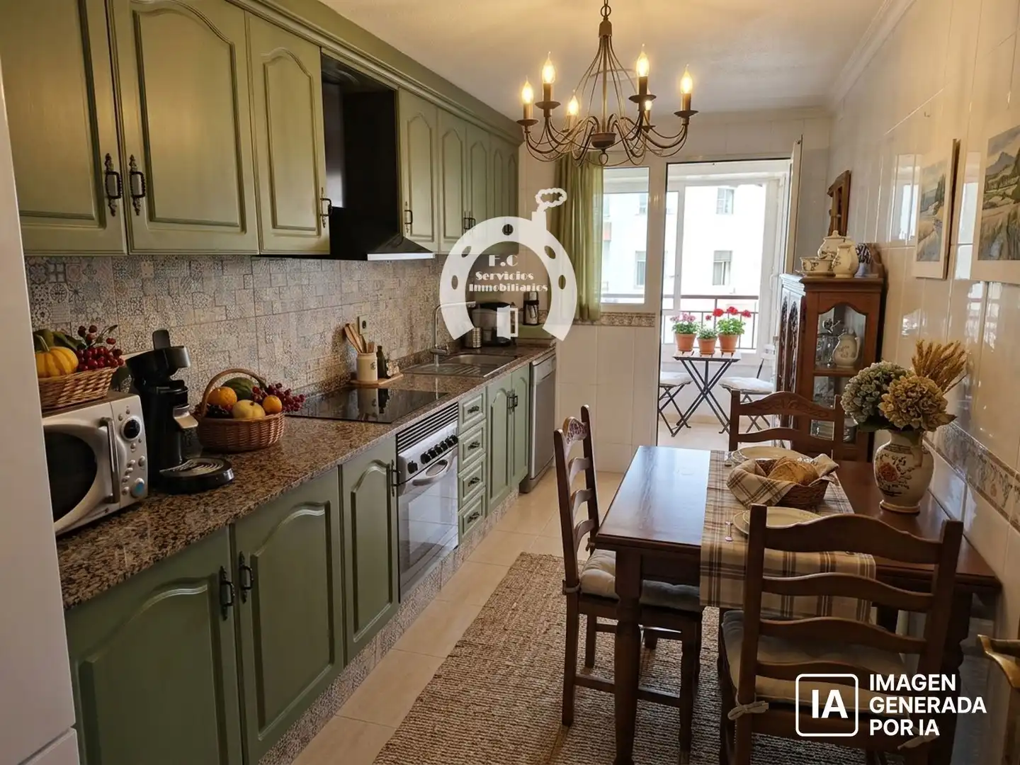 Cocina de Piso en venta en Elche / Elx con Aire acondicionado