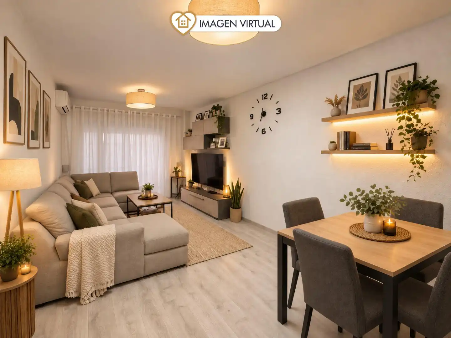 Sala de estar de Piso en venta en Centre