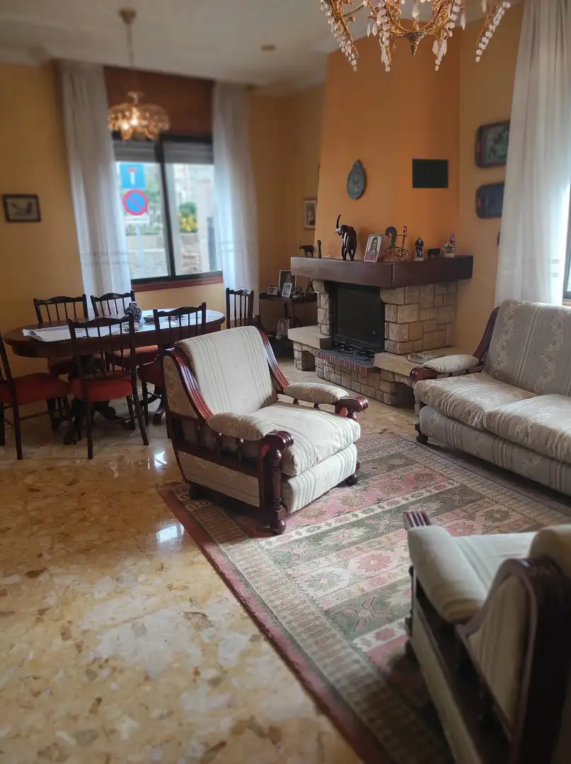 Living room of Houses for sale in Vigo   with Private garden, Terrace and Storage room