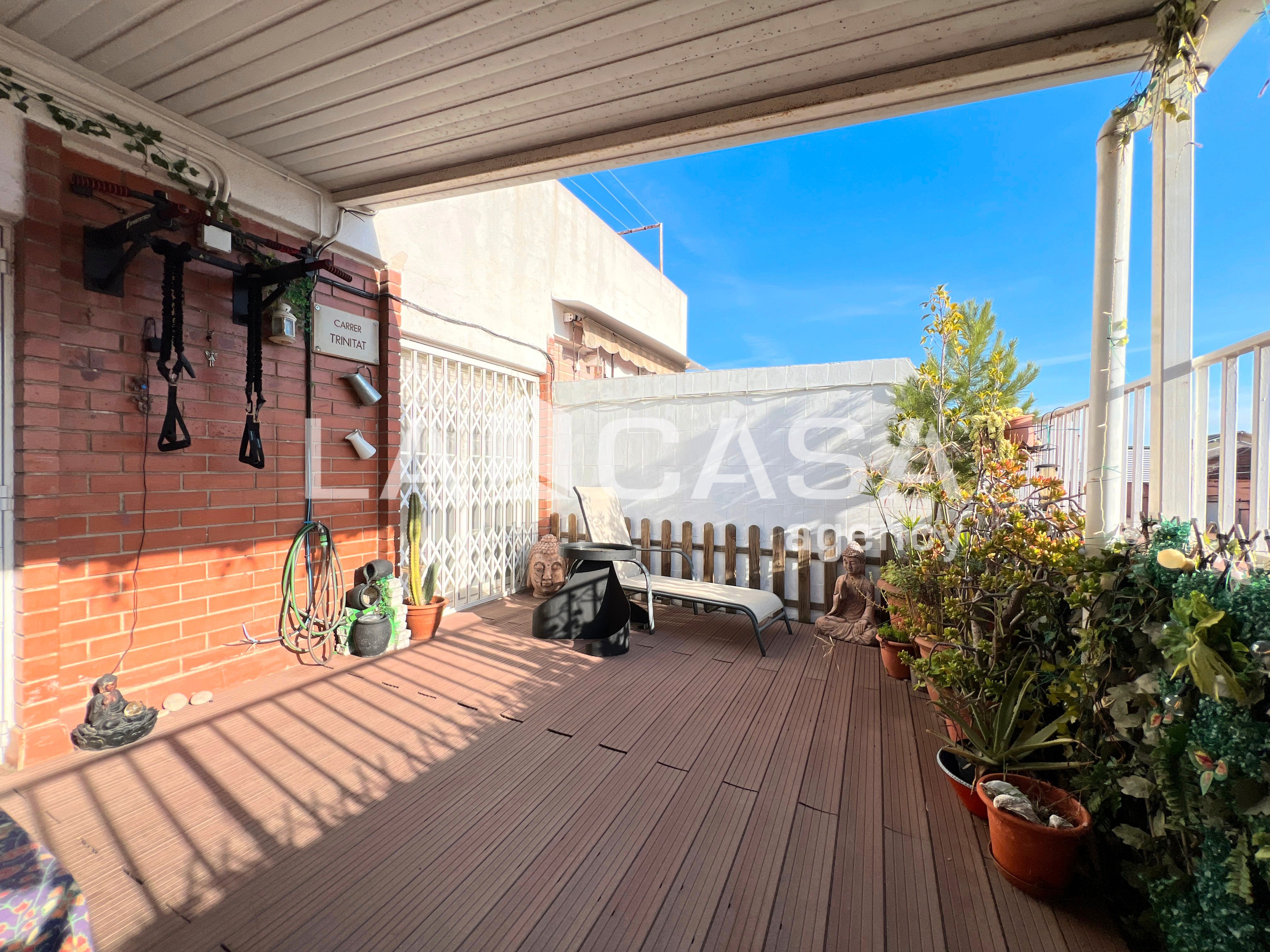Terrace of Flat for sale in Badalona  with Heating, Terrace and Storage room