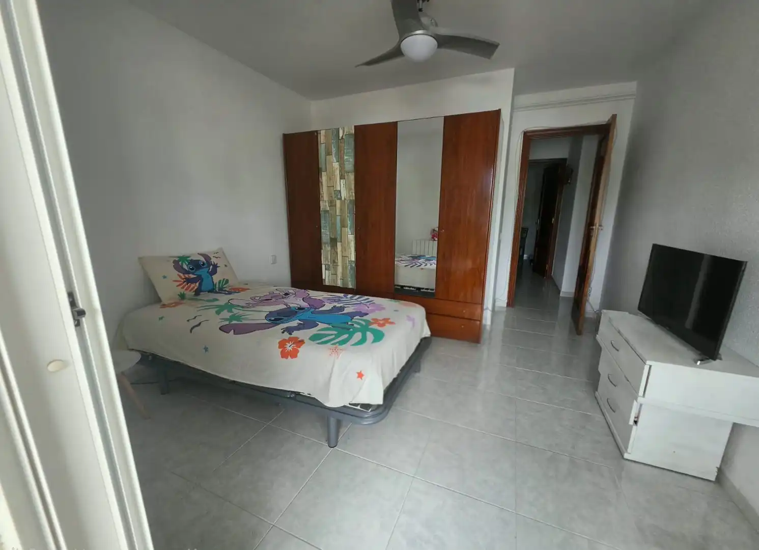 Schlafzimmer von Wohnung zum Verkauf in Vilanova i la Geltrú mit Heizung, Terrasse und Ofen