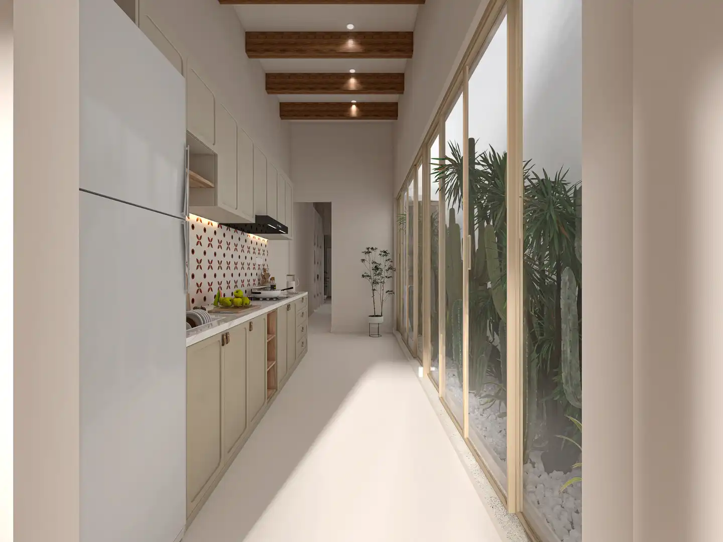 Kitchen of Flat for sale in Barcelona  with Private garden and Terrace