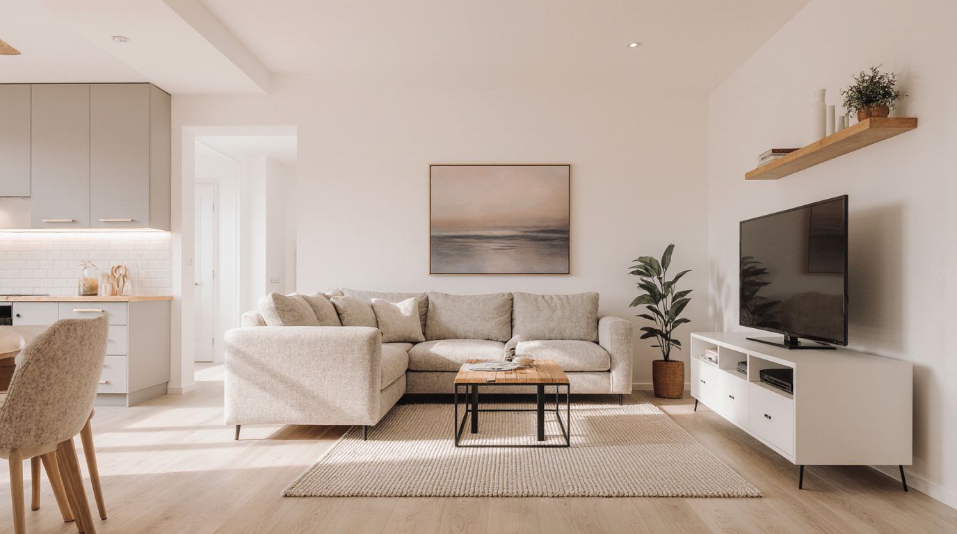 Sala d'estar de Pis en venda en Sabadell amb Aire condicionat, Calefacció i Jardí privat