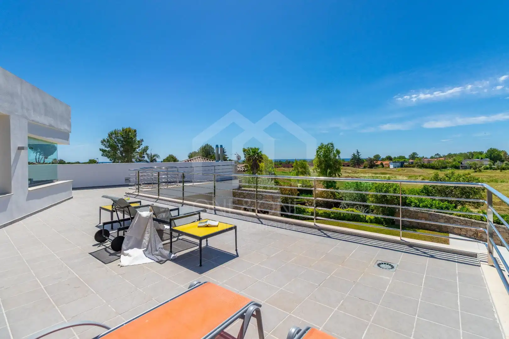 Terraza de Casa o chalet en venta en Mont-roig del Camp con Aire acondicionado, Calefacción y Jardín privado