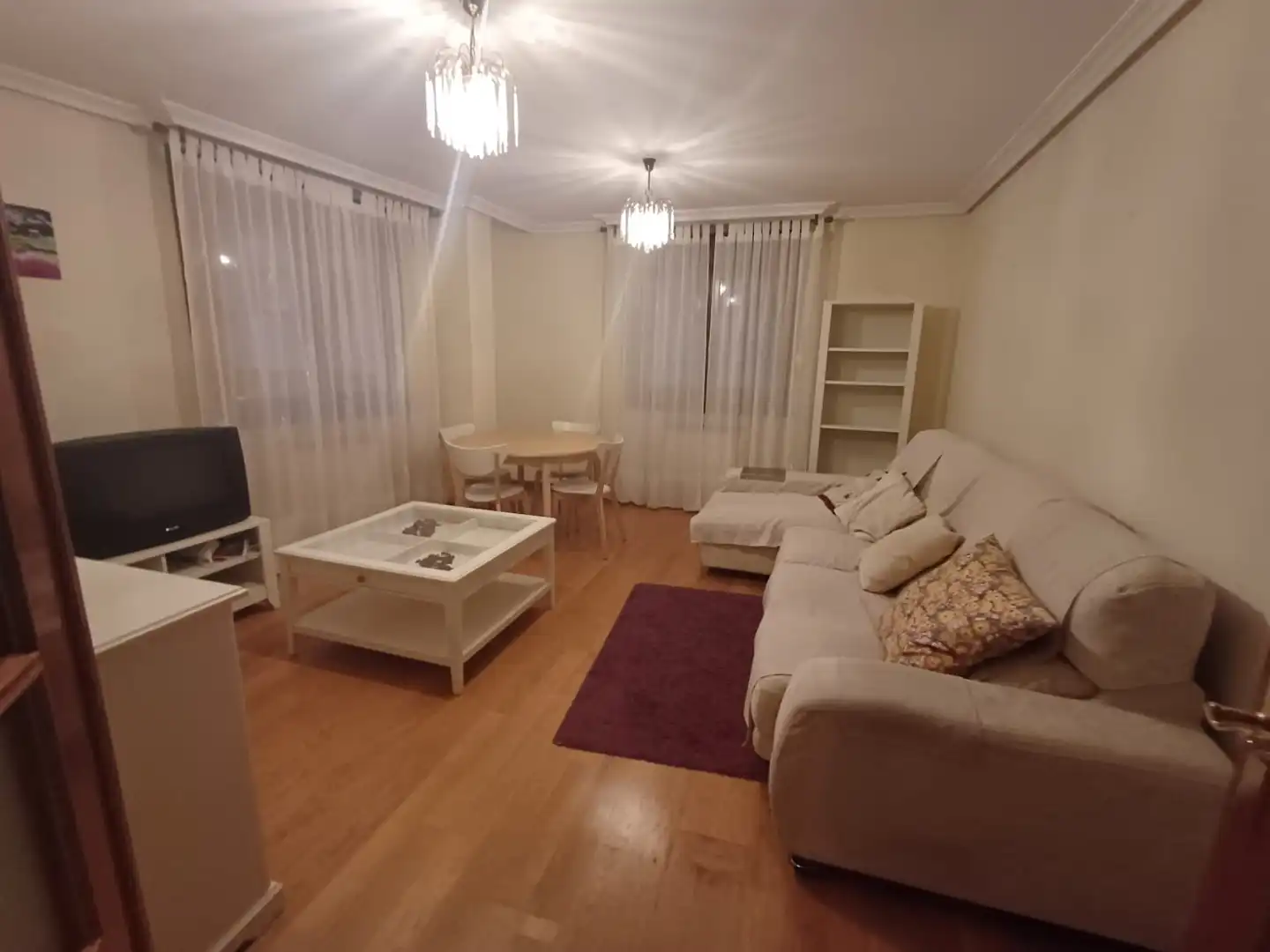 Living room of Flat for sale in Calahorra  with Heating, Parquet flooring and Terrace