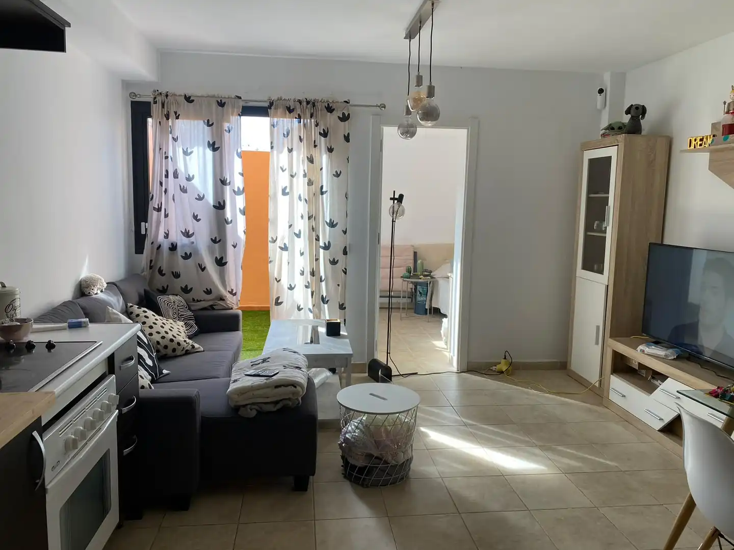 Wohnzimmer von Maisonette zur Miete in La Matanza de Acentejo mit Heizung, Privatgarten und Terrasse