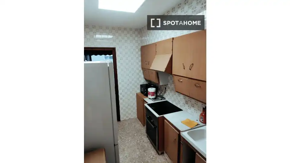 Kitchen of Flat for rent in Sueca  with Air Conditioner, Heating and Furnished