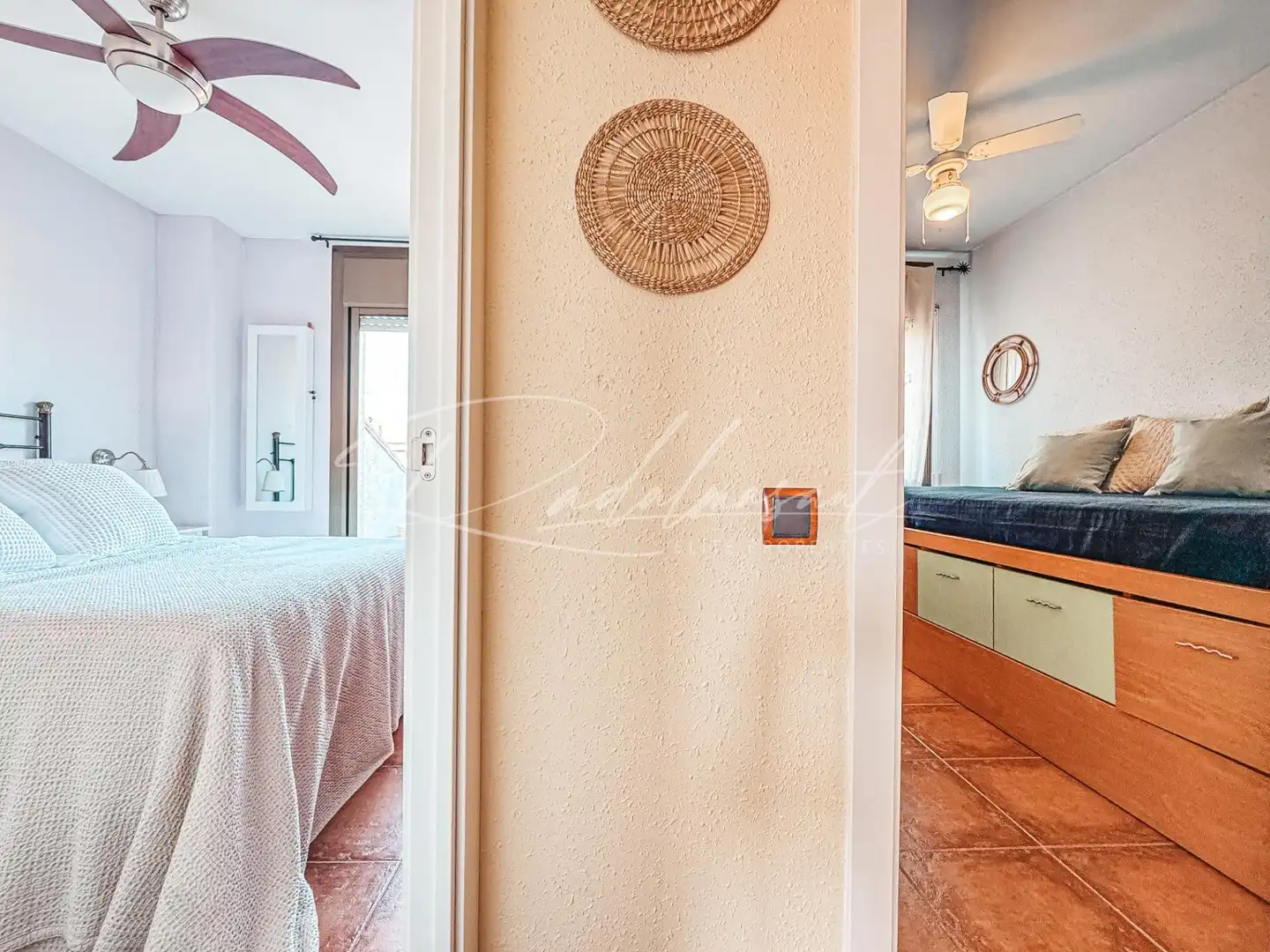 Schlafzimmer von Einfamilien-Reihenhaus zum Verkauf in Cambrils mit Klimaanlage, Heizung und Privatgarten
