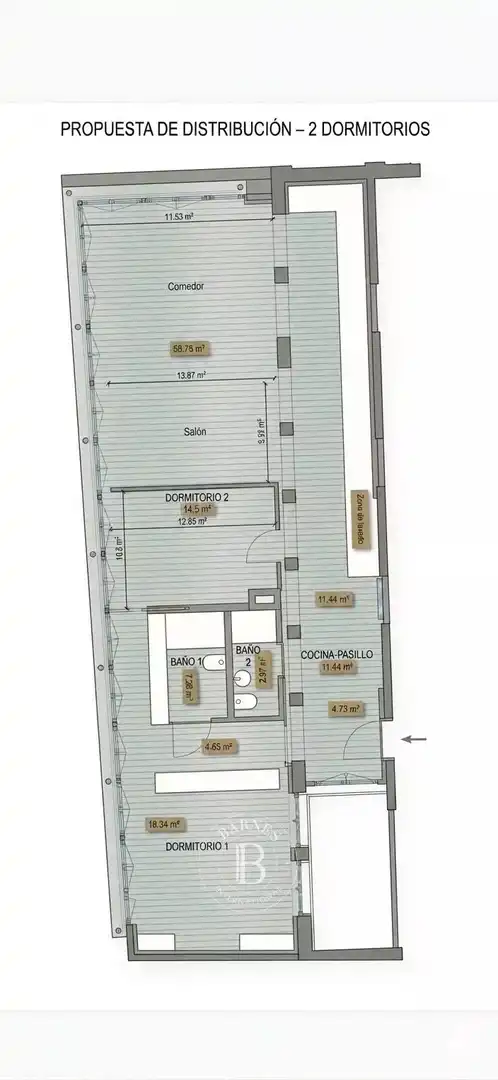 Wohnung mit Aufzug zum Verkauf in Eixample, imagen 42