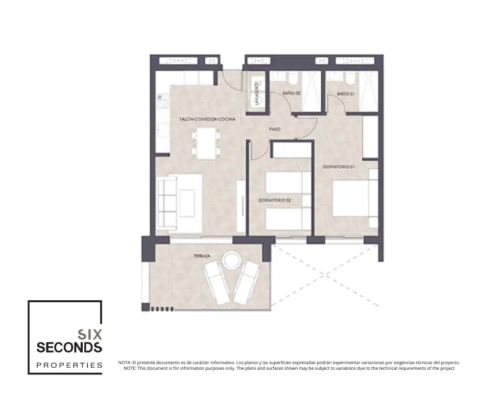 Appartement compact avec piscine à vendre à Zona Levante - Playa Fossa, imagen 5