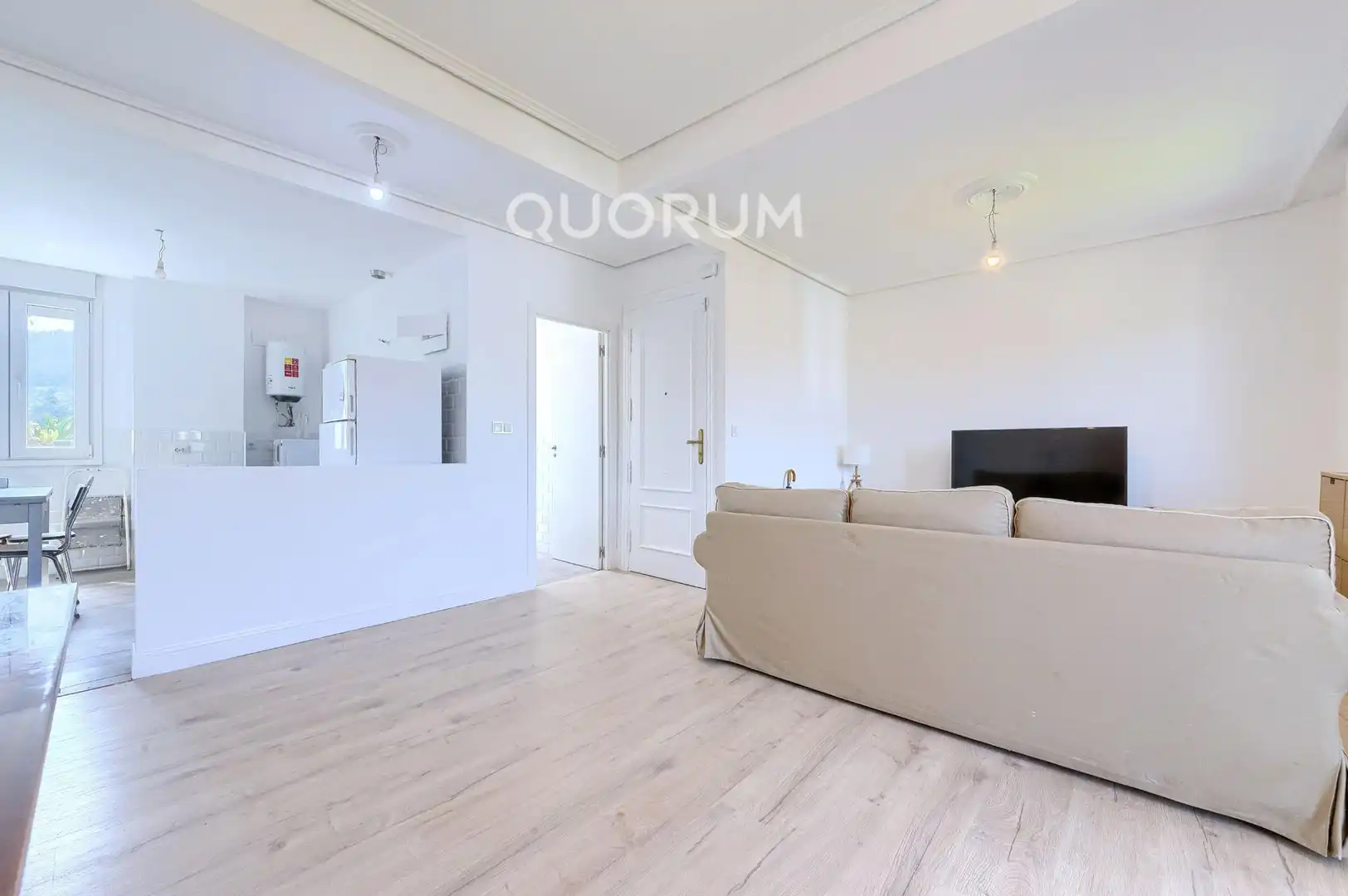 Wohnzimmer von Wohnung zum Verkauf in Arrigorriaga mit Parkett und Balkon