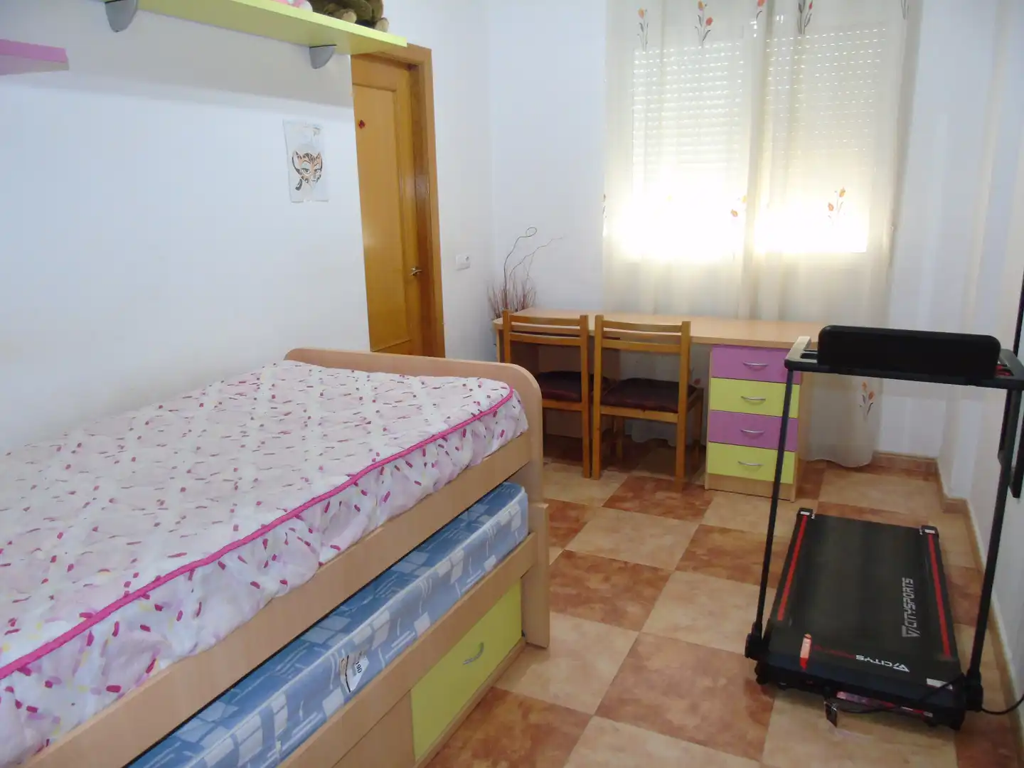 Schlafzimmer von Dachboden zum Verkauf in Lorquí mit Klimaanlage, Terrasse und Ofen