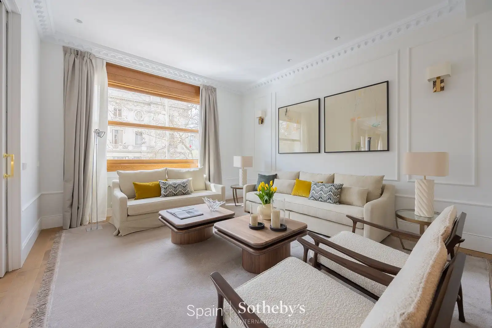 Sala de estar de Apartamento en venta en Madrid con Aire acondicionado, Calefacción y Terraza