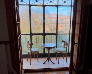 Balcony of Flat to rent in Salamanca Capital  with Heating, Parquet flooring and Furnished