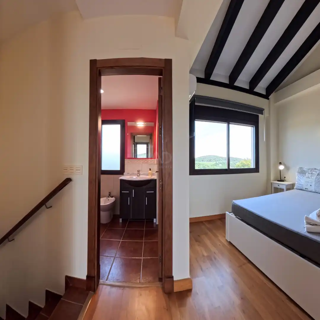 Baño de Casa o chalet en venta en El Ronquillo con Aire acondicionado, Terraza y Piscina