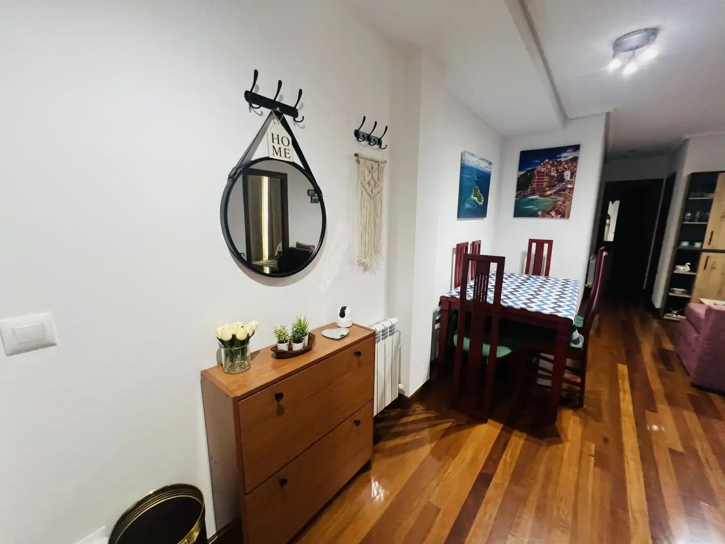 Dining room of Flat for sale in Voto  with Heating, Parquet flooring and Furnished