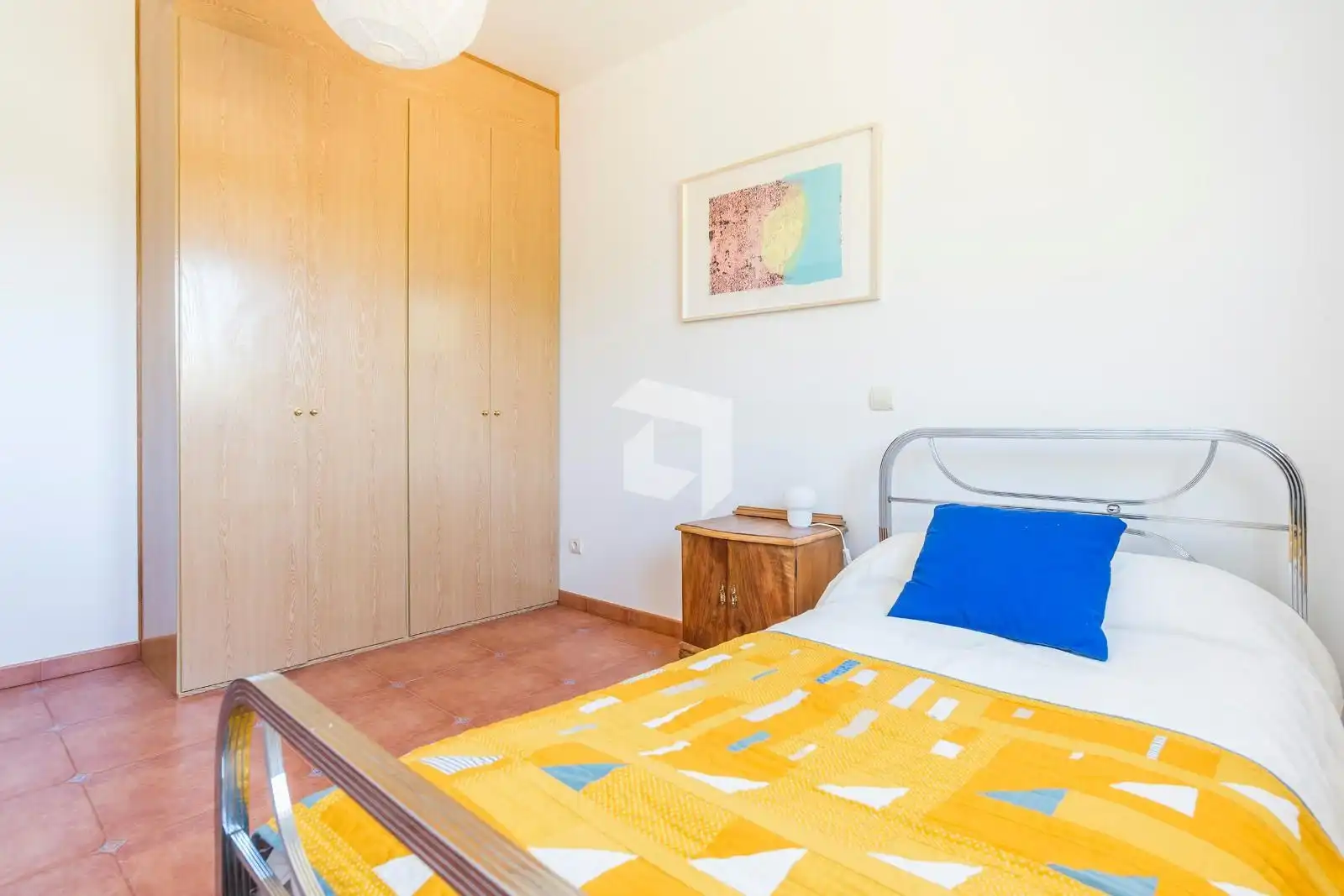 Schlafzimmer von Haus oder Chalet zum Verkauf in Población de Arroyo mit Heizung, Terrasse und Möbliert