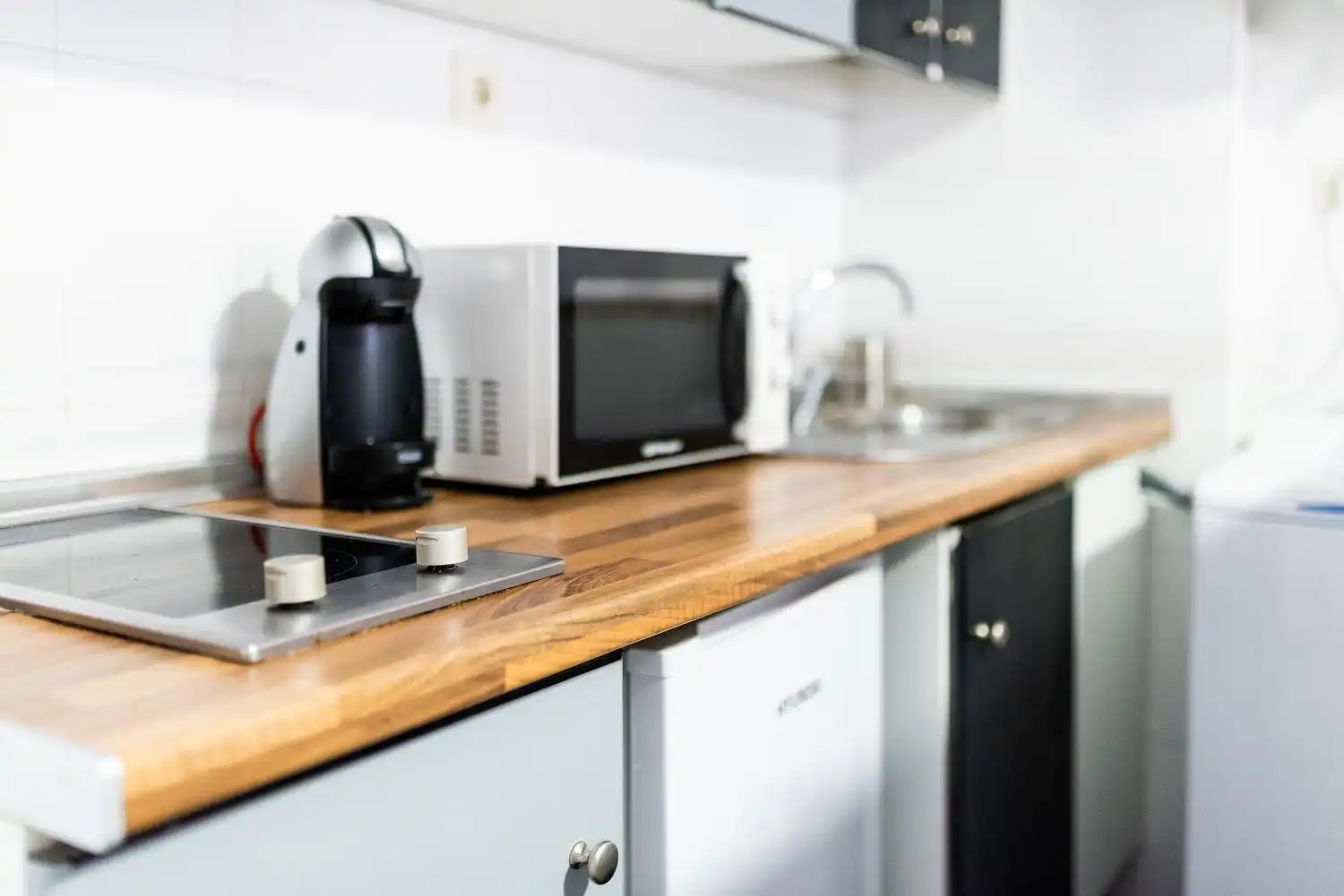 Kitchen of Flat for rent in Granada  with Air Conditioner, Heating and Furnished