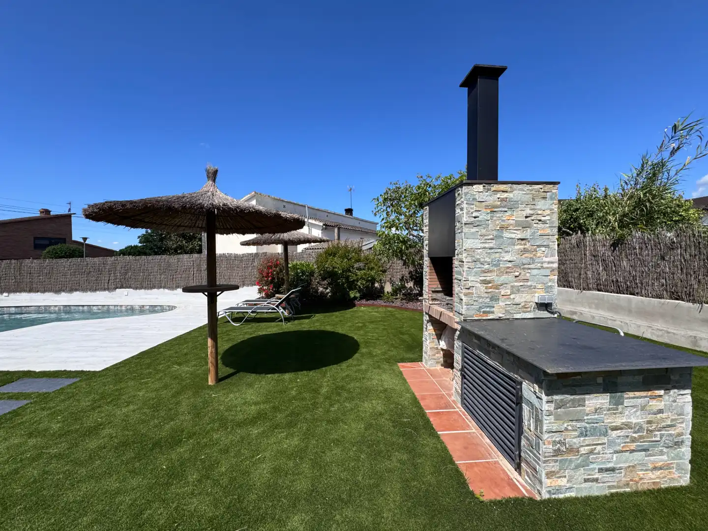 Terrace of Houses for sale in Sant Antoni de Vilamajor  with Air Conditioner, Heating and Private garden
