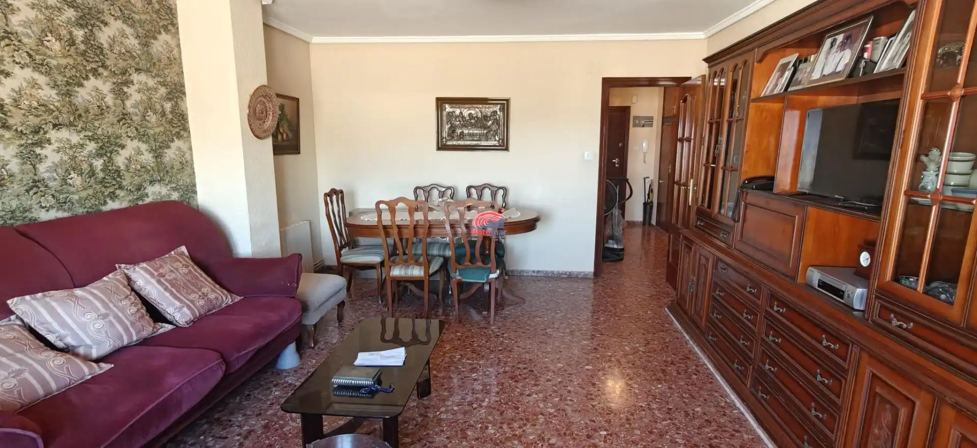 Sala d'estar de Àtic en venda en Sagunto / Sagunt amb Calefacció i Terrassa