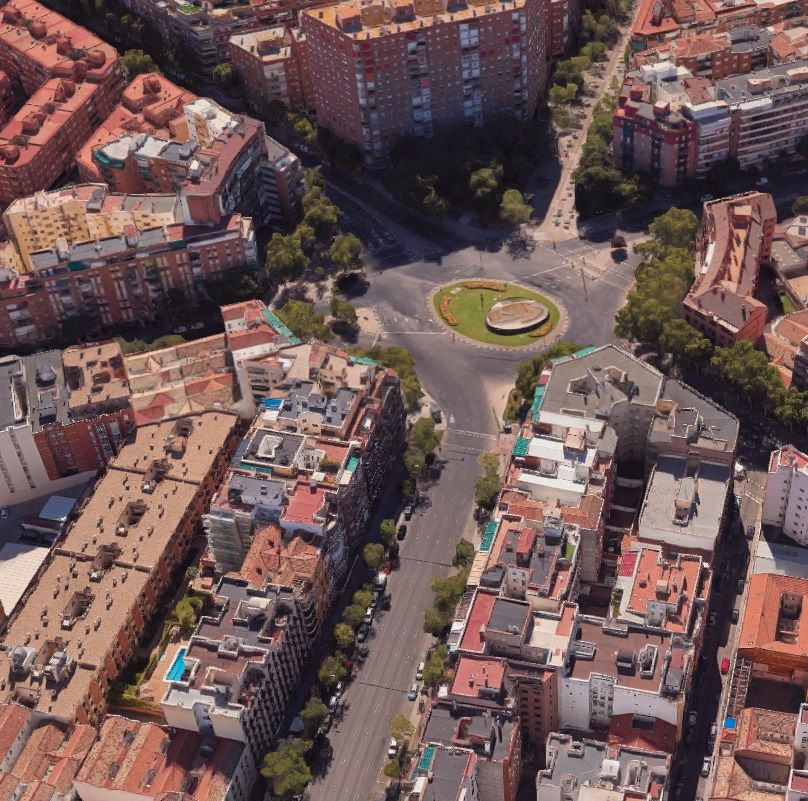 Vista exterior de Pis de lloguer en  Madrid Capital amb Aire condicionat, Calefacció i Parquet